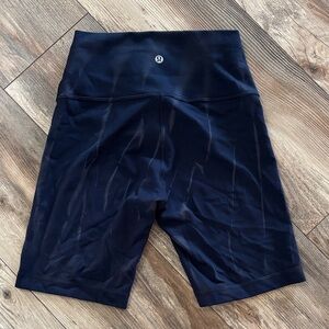 lululemon athletica Midnight Blue Bike Shorts